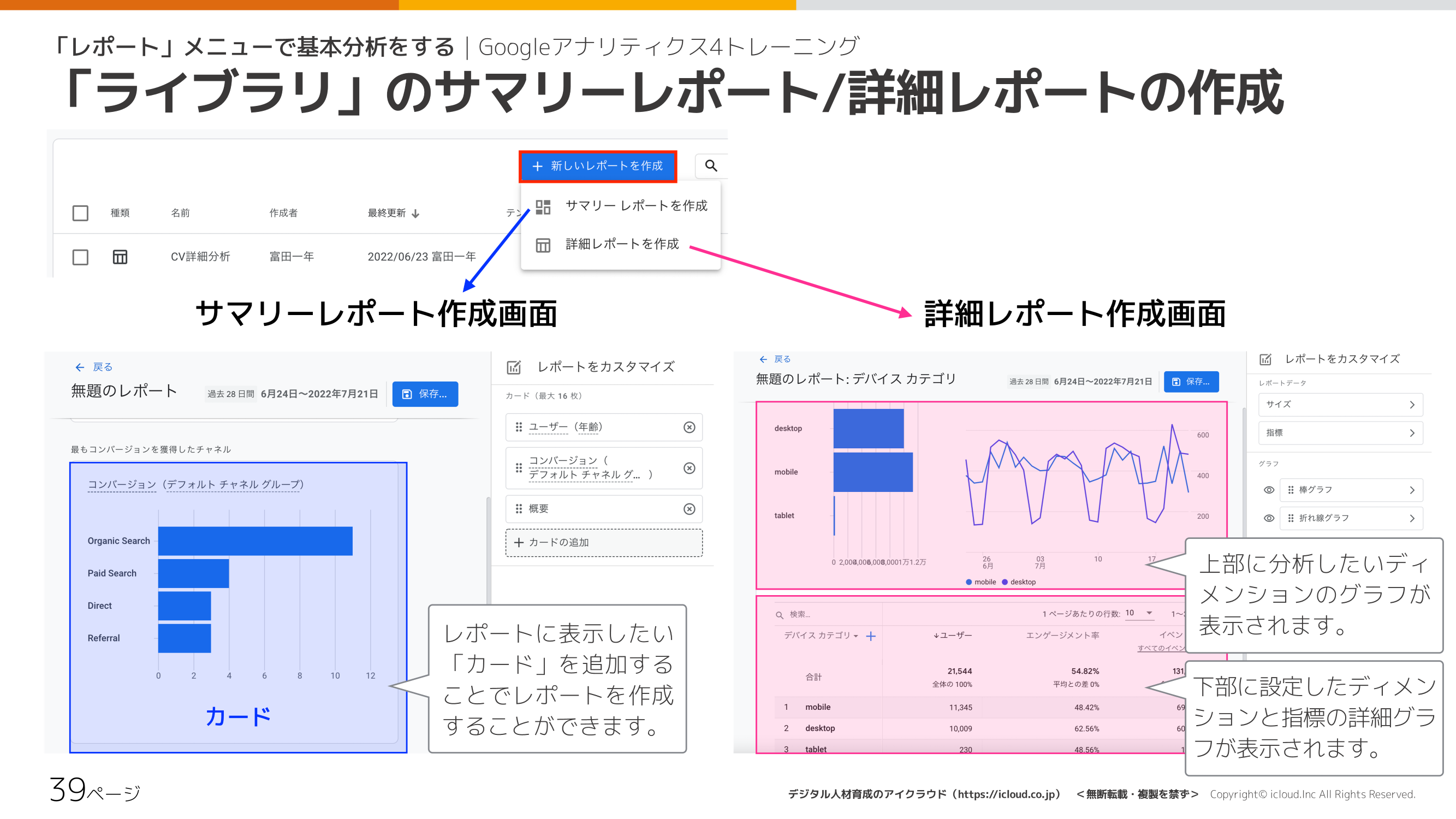 Googleアナリティクス4研修の学習教材サンプル4